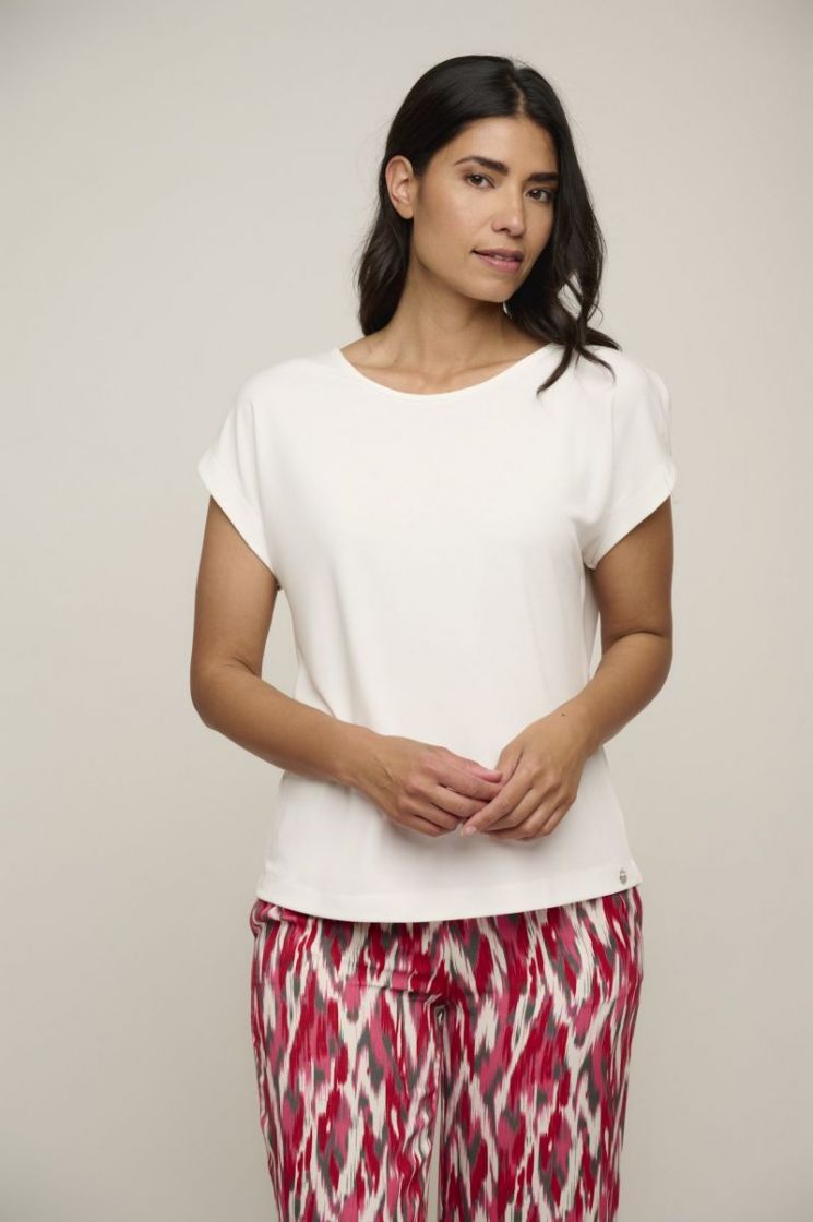 Short sleeve top - Snow white