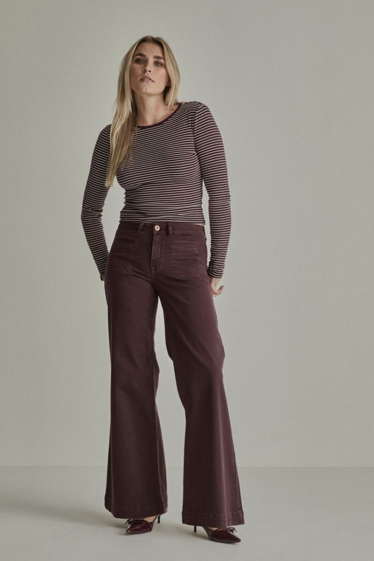 Sharon (Pocket) Wonder Comfort 434 Burgundy Re