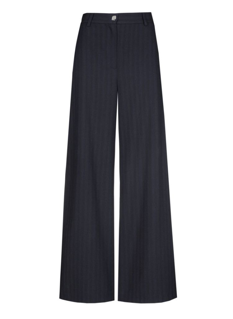 City-look broek, mid waist 20 Blue Black