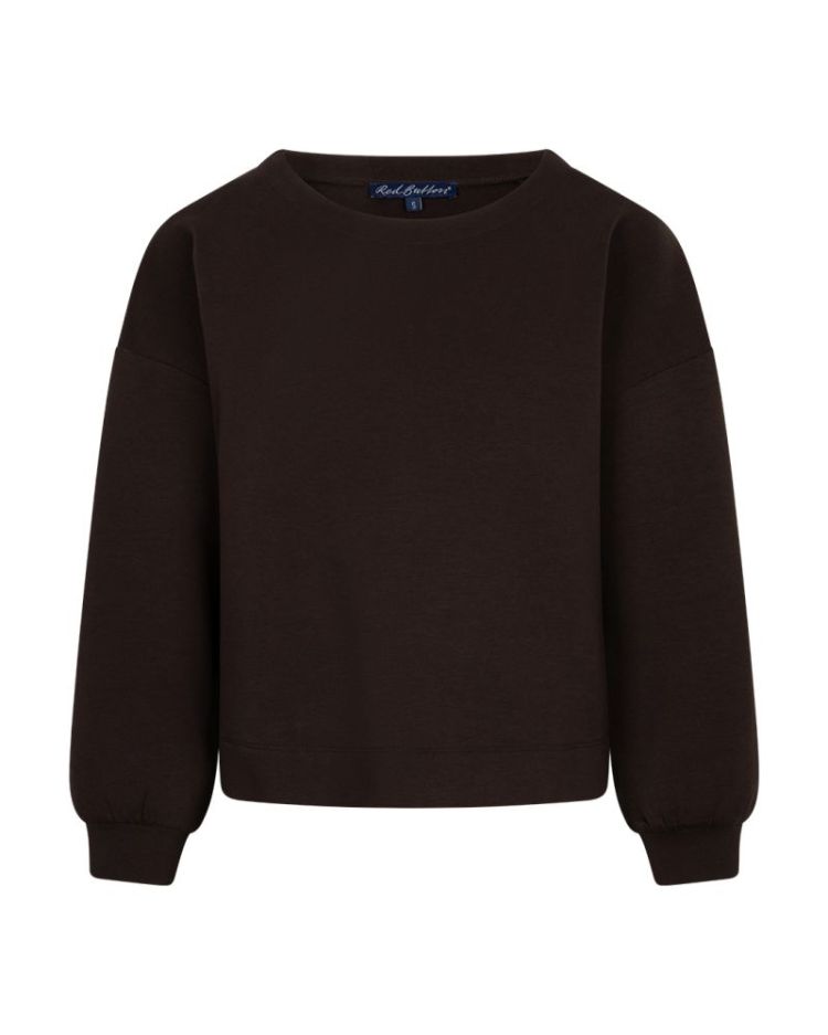 Skyler top long sleeves scuba - espresso