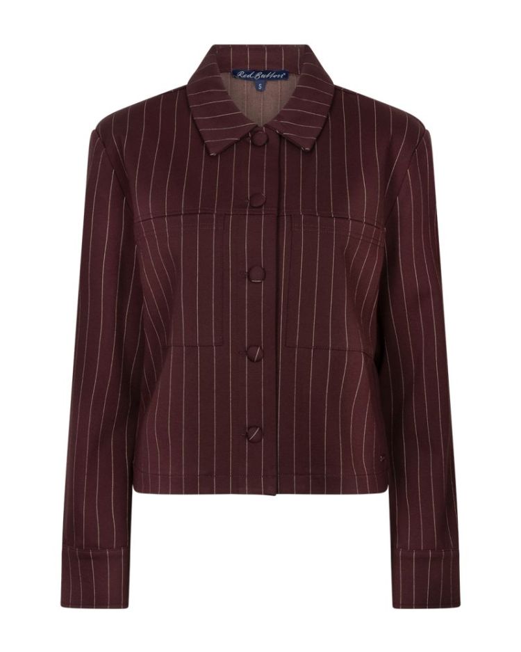 Jacket punta pinstripe - burgundy