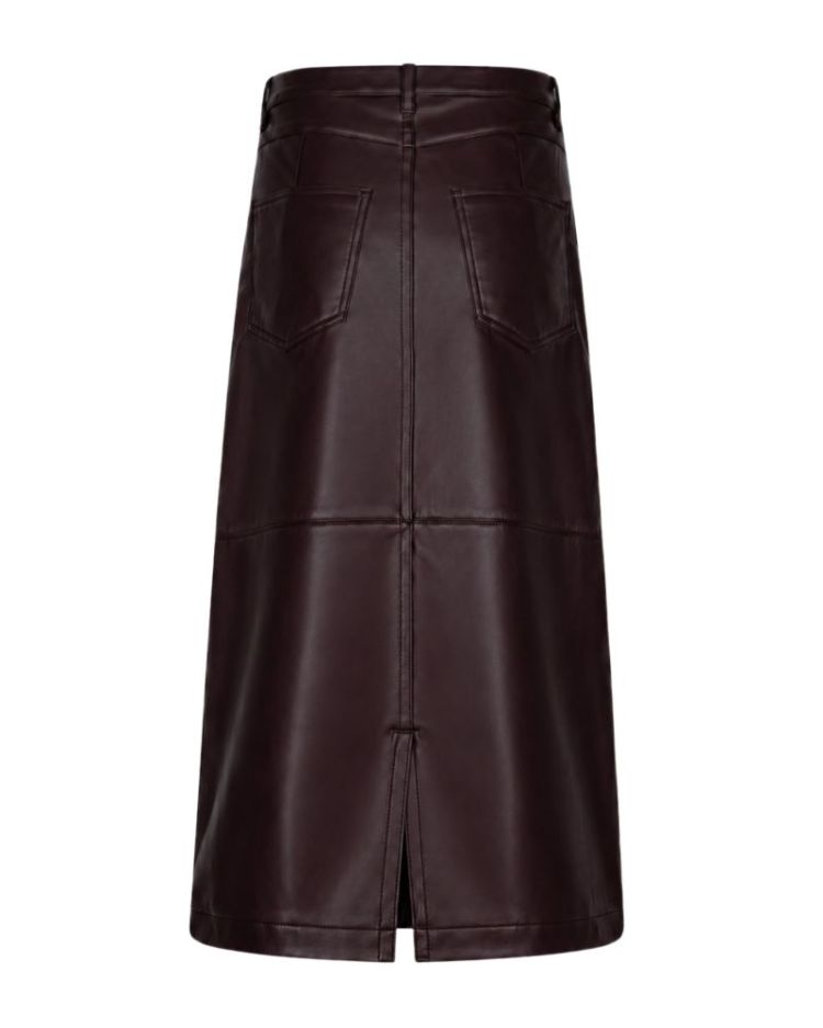 Alina Faux leather - burgundy