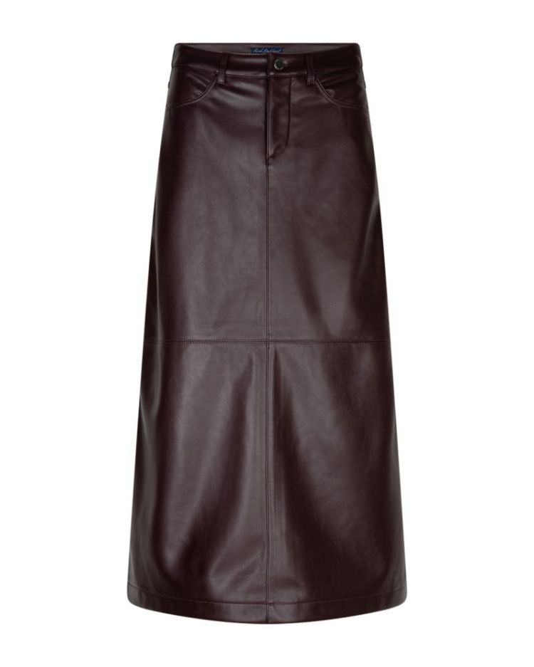 Alina Faux leather - burgundy