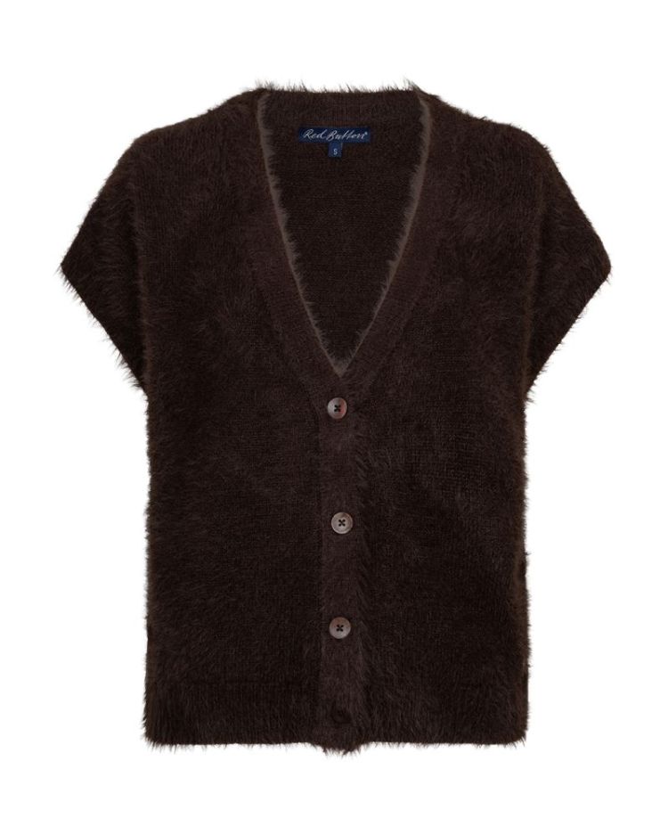Sleeveless fuzzy - espresso